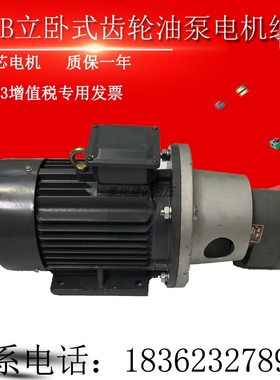 LWBZ-CB-B63JZ B50 CB-B40JZ立卧式齿轮油泵电机380V润滑2.2/3KW