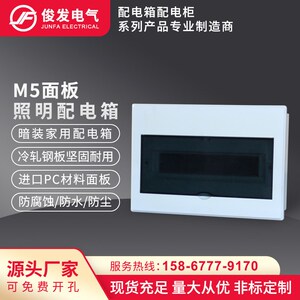 M5面板照明配电箱家用透明电源开关盒室内暗装回路箱X尤立科控制