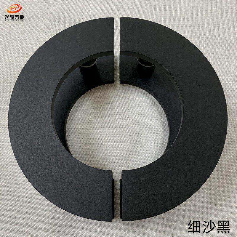 简约制半圆木形钢化玻璃大门把460手定实门把手色酒店推拉门面拉