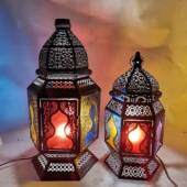 摩洛哥烛台复古铁艺风灯台灯餐桌蜡烛庭院花园咖啡馆餐厅风灯烛台