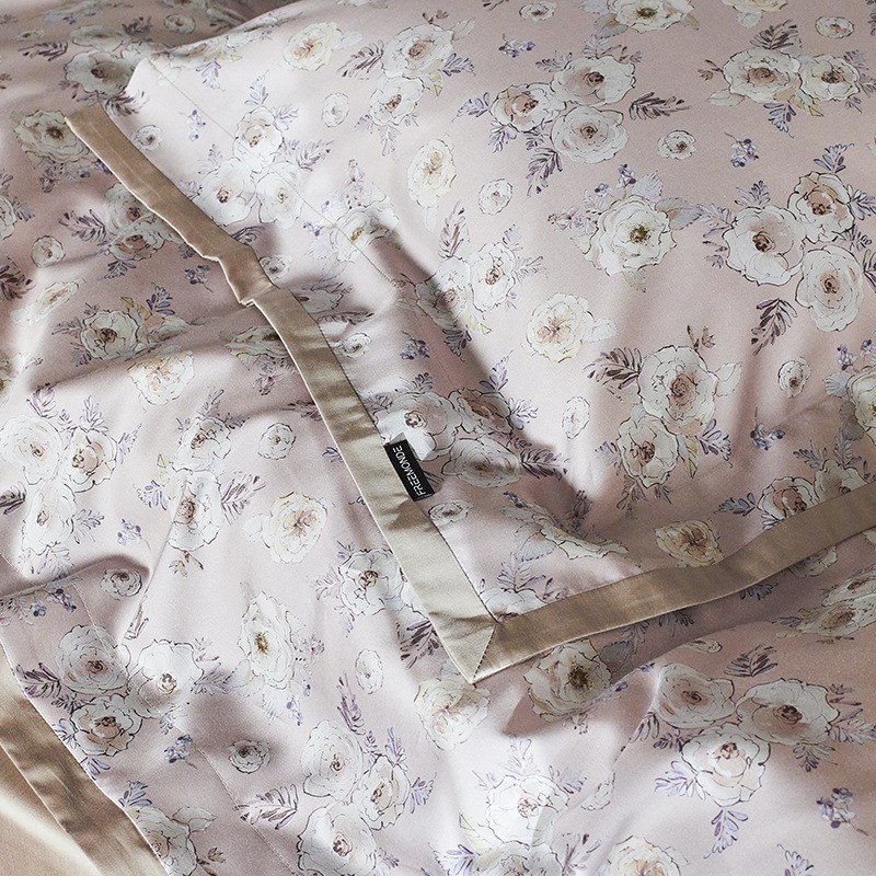 爽滑天丝棉丨轻奢美式风四件套欧式花卉数码印花超柔春夏