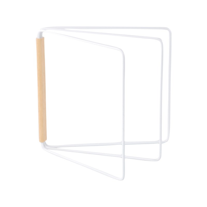 日式铁艺抹布收纳架立式 厨房整理抹布沥水架 洗碗布灶台客厅置物