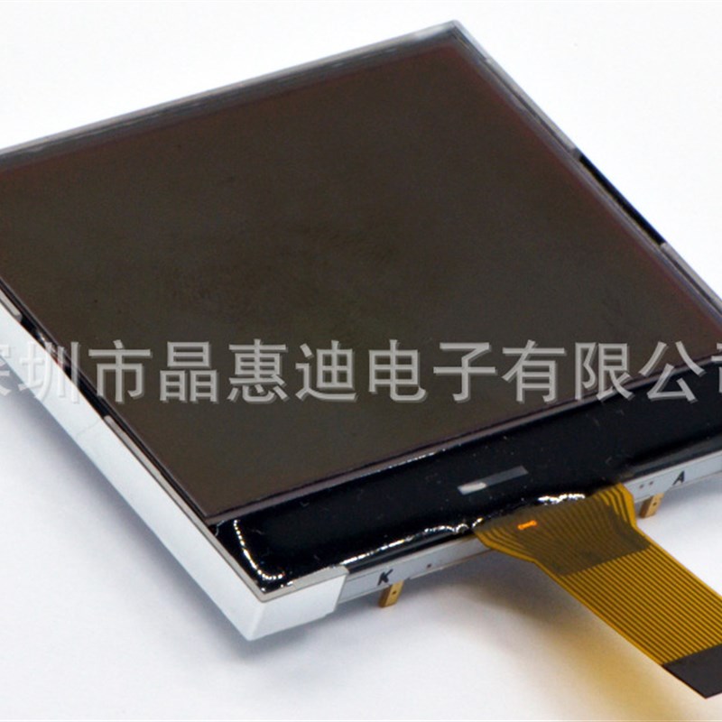LCD点阵/128128液晶屏/2.2寸竖屏/FSTN/负显/并口/黑色显示屏