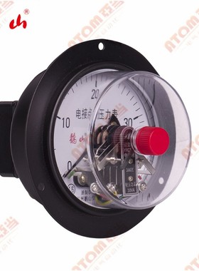 轴向带前边电接点压力表 YX-100ZT YXC-100ZT 压力表0-1.6MPA 2.5