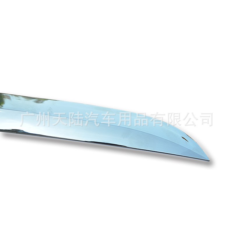 适用于特斯model3后备箱饰条车身尾门镀铬亮条防撞改装饰用品配件