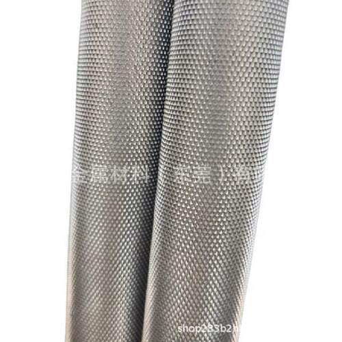 AL6063直纹铝棒6061拉花滚花铝管网纹25 26 27mm条纹直花铝棒28mm