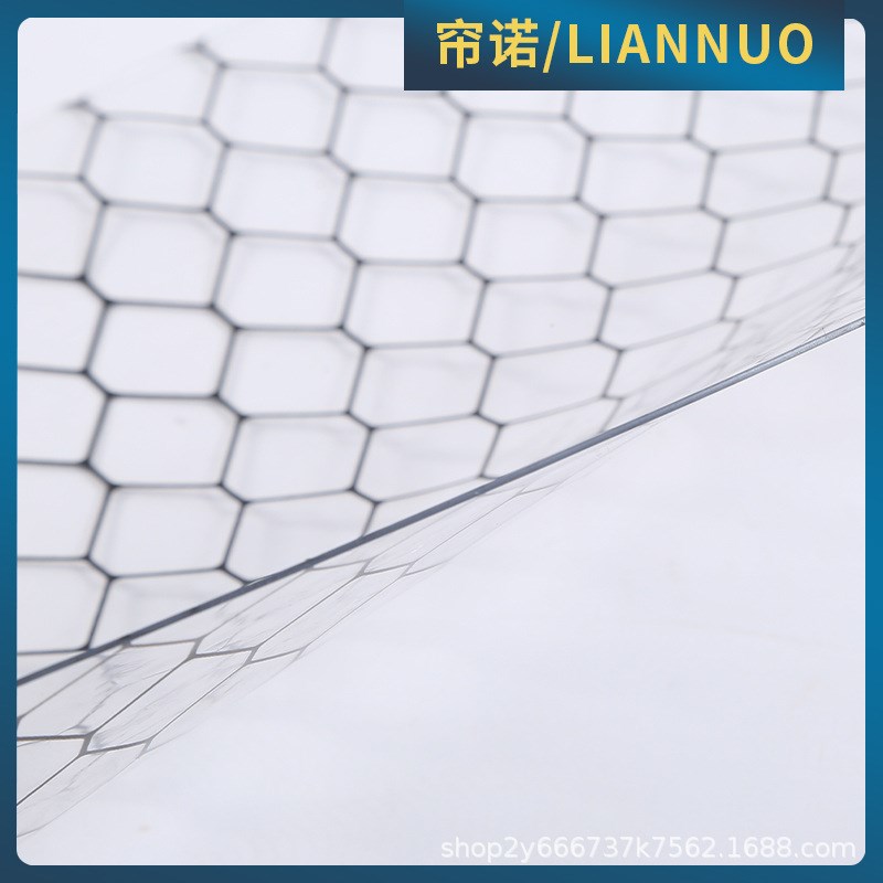 PVC防静电网格帘 防尘 环保 阻燃透明车间软门帘 防静电窗帘0.5mm