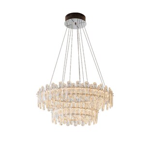 水晶吊灯客厅大厅主灯现代简约卧室餐厅中山灯具家装灯饰高级感