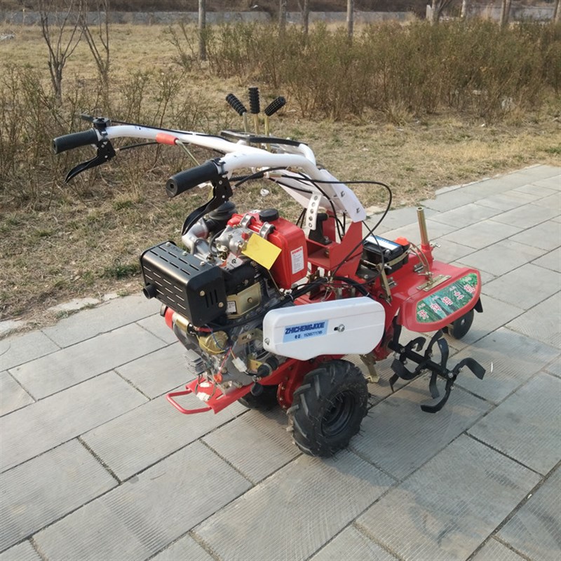 开沟机小型8马力 手扶田园管理机 大葱开沟培土机