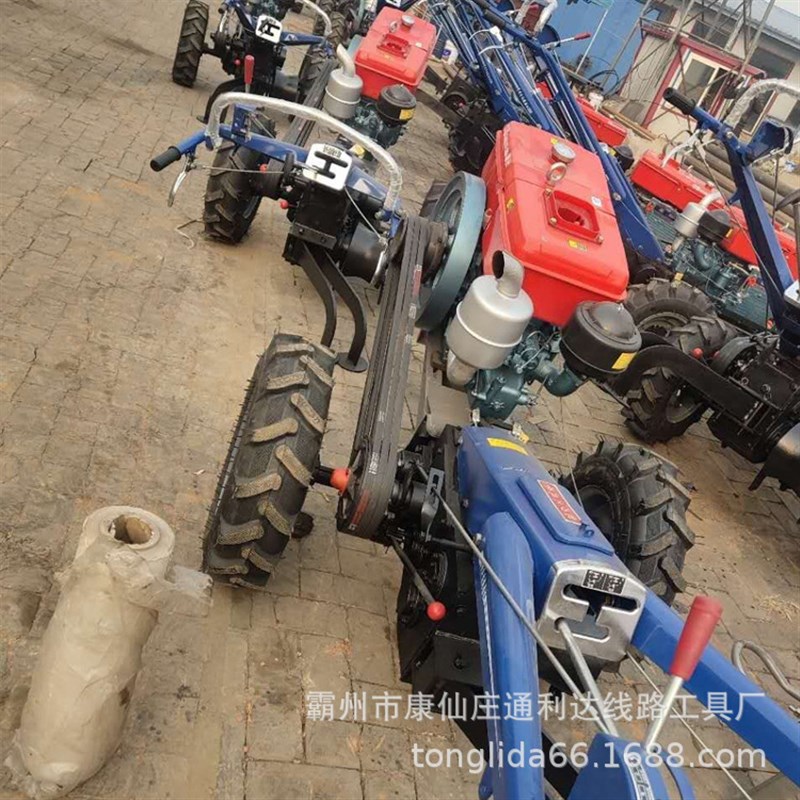 出售新款手扶柴油绞磨机 可定制款拖拉机绞磨车 单滚筒手扶式绞磨