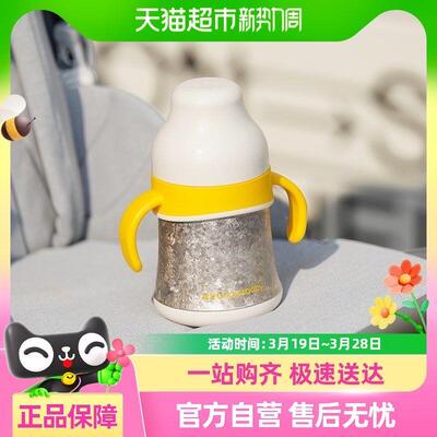 皇宠好eXnKpzKU以吸保杯婴儿个学月上超轻全钛宝宝鸭嘴饮吸管保温
