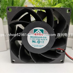 R38 8038 MGT8024HB 24V散热风扇 038 O38 全新永立MGA W38