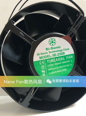 台湾Bi-sonic百瑞5E-115B 5E-230B 5E-DVB-1 5E-380B轴流风机230v