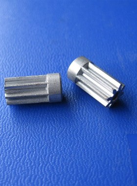 直齿轮 0.7模数 8齿 内径2.2 粉末冶金 标准件 10只 DERUN 国产件