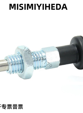 替米思米PMXA PMXK6M 8M 10M 12M 粗牙弹簧分度销 复位型旋钮柱