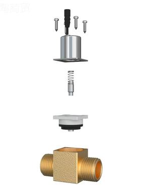 DC5V压铜水阀低 黄用铜小全电磁阀脉冲Transl水电磁阀 漏水保护器