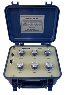 上海正阳ZX84P高精度直流标准电阻箱六组开关0-111.1110M范围