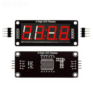 M1637 GEX0T.56寸块四位七段数码管时钟模带时 钟 红/绿/黄/白/蓝