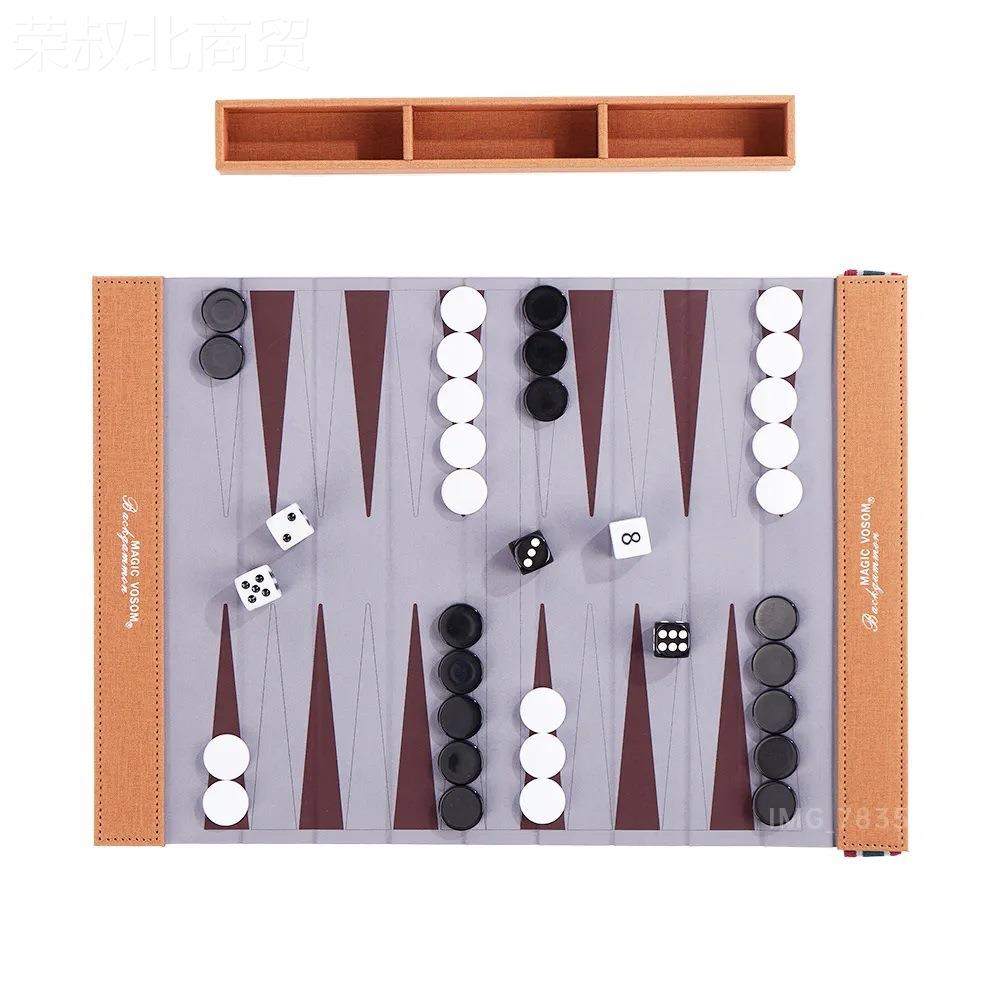 携式新缩款折叠款棋盒 功能出行旅便行折多叠双HJY陆棋橡筋收款棋图片
