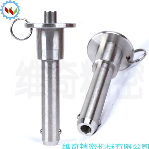 重型插销按钮快拔销 25 全不锈钢定位扣件快速释放销球头锁销