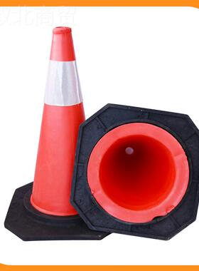 70公ZZN州分EVA泡沫大圆锥 施防撞反光路锥 广交通安全设直厂家销