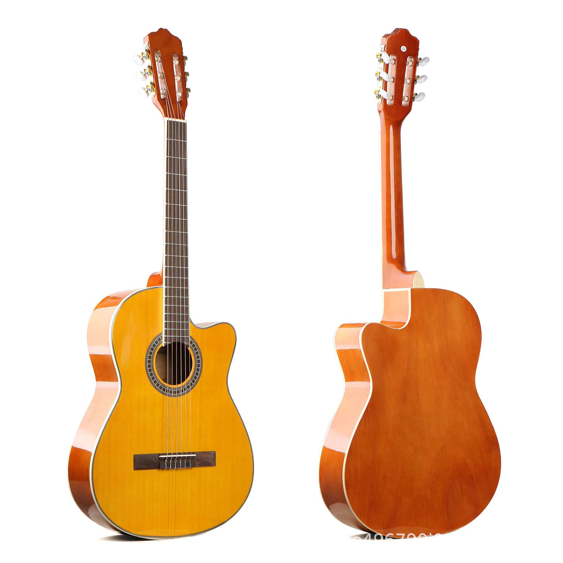 古典吉他39寸古典吉它可加电箱尼龙吉他云杉南阳木弗拉门戈guitar