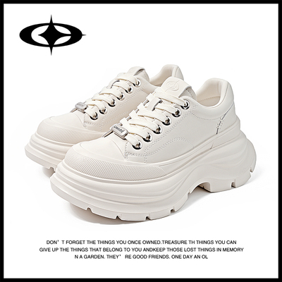 UooTd厚度增高老爹鞋时尚休闲鞋