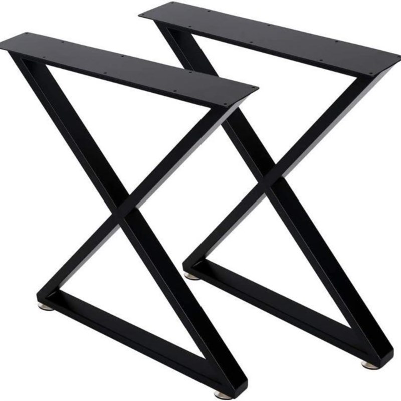 铁艺桌腿创意桌子腿支架时尚桌脚书桌支架餐桌餐台餐厅五金家具腿