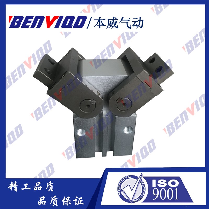 SCM型气动加紧手指气缸MHW2-25D1 齿轮式机械手指气缸