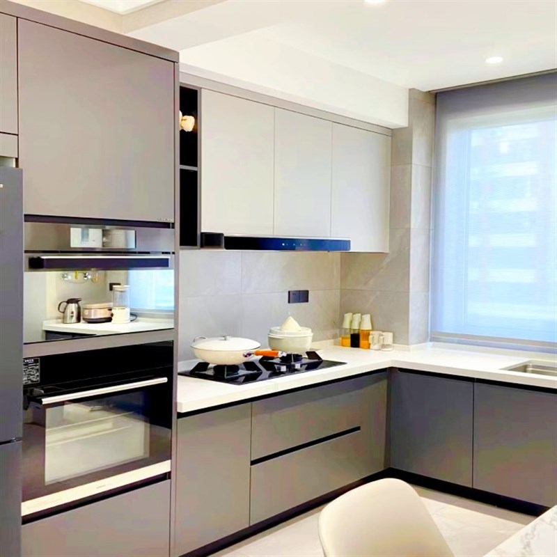 定制橱柜全屋整体厨房实木家用小户型白色订做家居家具工厂批发