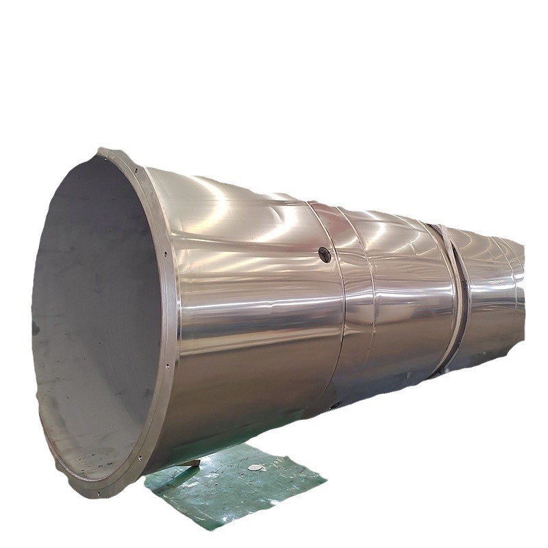 不锈钢烟囱厂家加工生产锅炉焊接管道316L双层保温防腐排烟管件