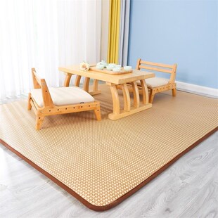 日式竹编地垫客厅加厚榻榻米卧室书房间毯凉席垫子铺地夏季天地毯