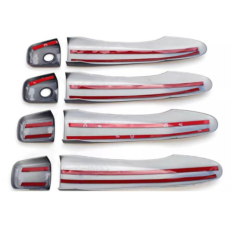 适用于14-19款日产纳瓦拉NAVARA NP300拉手车门外把手贴亮黑装饰