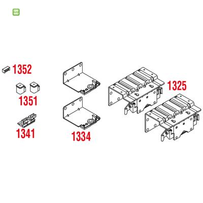 意大利进口sisco sistem衣柜移门五金HSI-1343衣柜橱柜木质移门