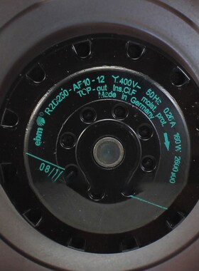 原装ebmpapst风机 R2D250-AF10-12 400V 160W 变频器离心风机