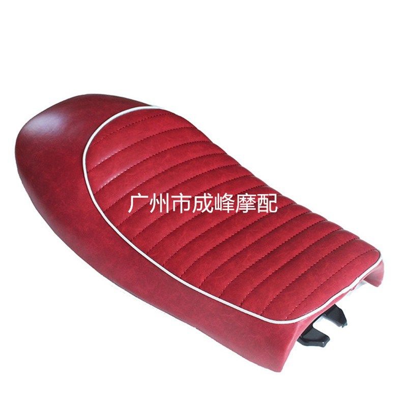 复古改装CG125摩托车座垫 驼峰坐垫 鞍座座包 53cm短版 cafe改装
