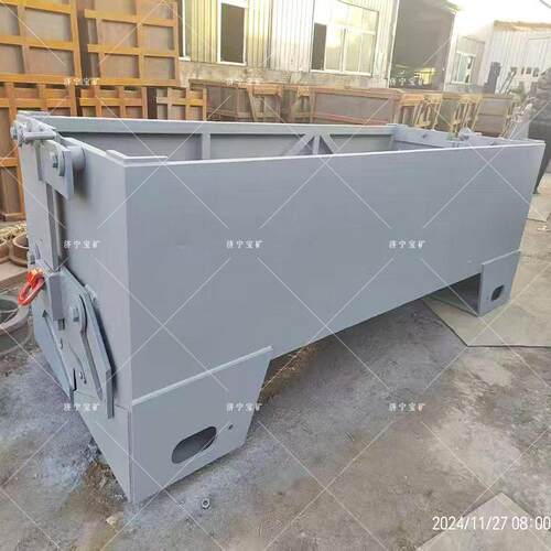 煤矿用轨吊物料箱 容量大矿用自卸式物料箱 5吨轨吊集装箱