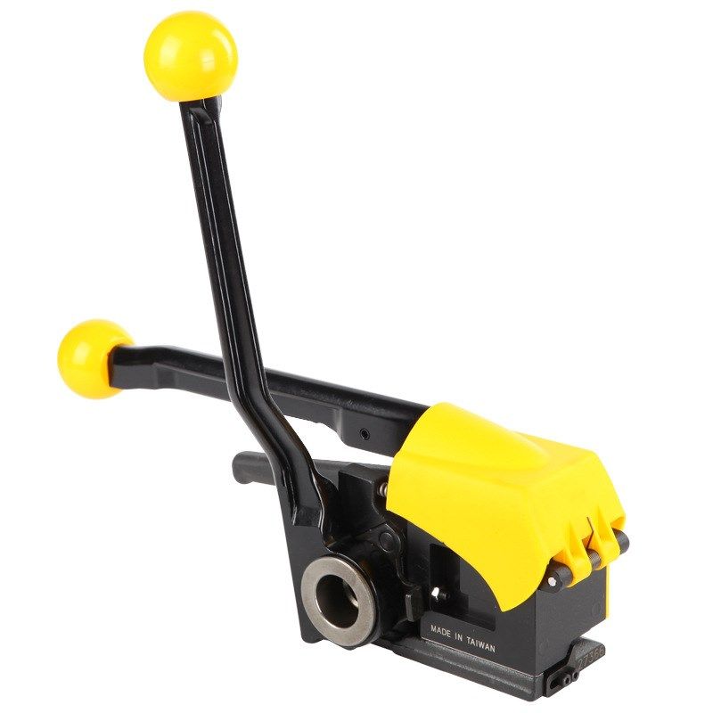 盟安牌 台湾原装13-19MM铁皮打包带捆扎机 MH32A钢带免扣打包机