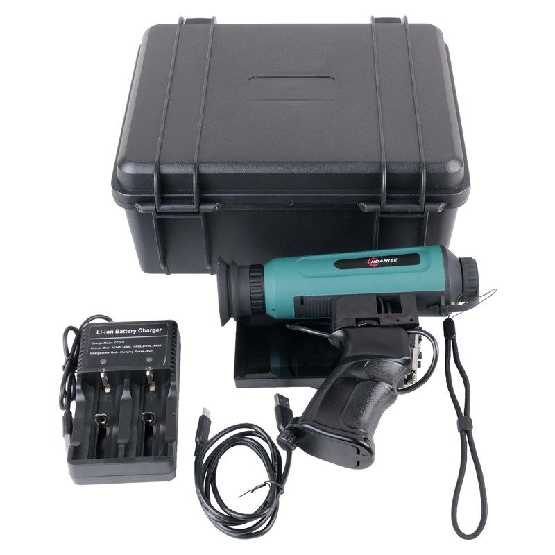 新款单筒高清热成像仪 手持CE19望远镜 热成像带屏幕户外巡逻搜救