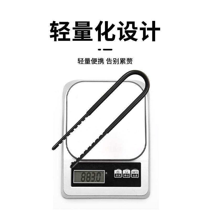 商铺大门锁梁防切割锁梁锁梁玻璃门推拉门玻璃门防盗加硬U形锁架