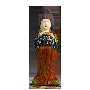 唐三彩仿古仕女俑中式家居博古架装饰摆设唐代美女旅游纪念品礼品