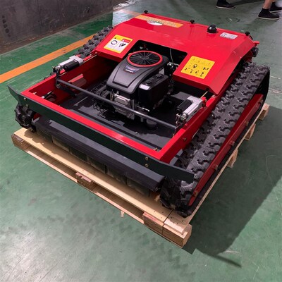 出口法国遥控履带式割草机 小型汽油Remote control lawnmower