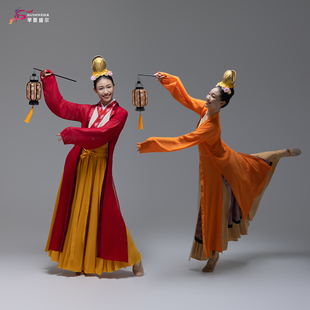 古典舞群舞剧目永遇乐宋韵灯影同款演出服汉服表演服十二色表演服