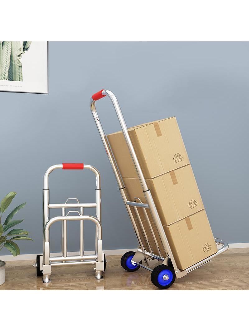 折叠推车手拉车折叠行李车载重王购物车手拖车拉货小推车搬家铁