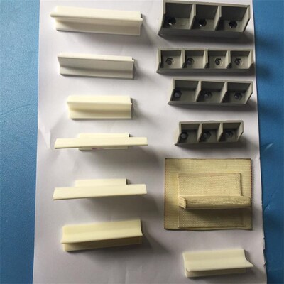 自络筒机空管输送带 萨维奥赐莱福纺机爬坡带PU帆布塑料挡块 单卖