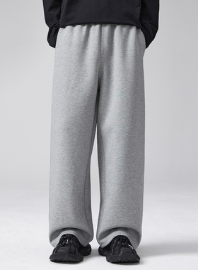 追素TS秋冬季2025新款男生美式直筒可束脚休闲裤男士运动卫裤情侣