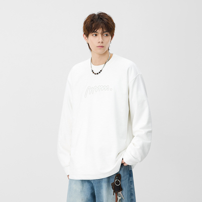 追素TS男款长袖t恤休闲宽松内搭