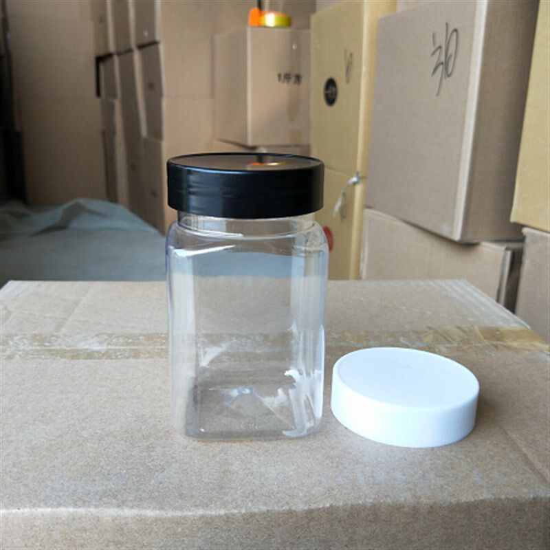 1斤装蜂蜜瓶塑料瓶子500g食品包装加厚透明密封储物蜜糖罐1斤
