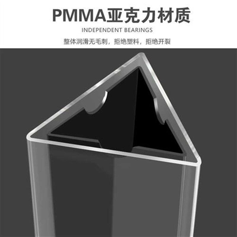 10个酒水牌 亚克力三面旋转台卡桌牌三角台牌立牌展示/架立式价目