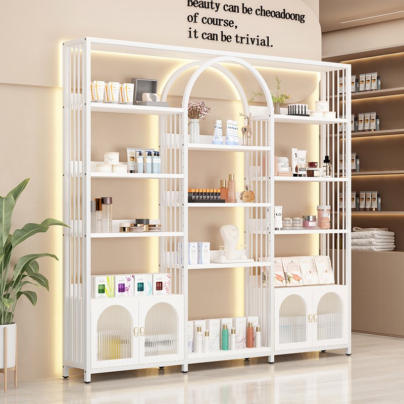 商用展示柜美容院产品柜化妆品展柜摆件货品陈列架美Y甲展示架货
